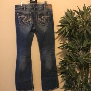 Silver Tuesday boot cut distressed jeans size 31